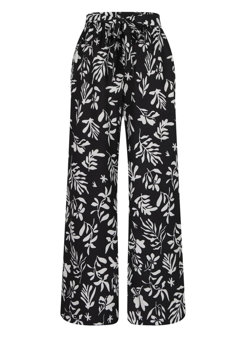 جينجر بلس Elasticised Waist Printed Pants