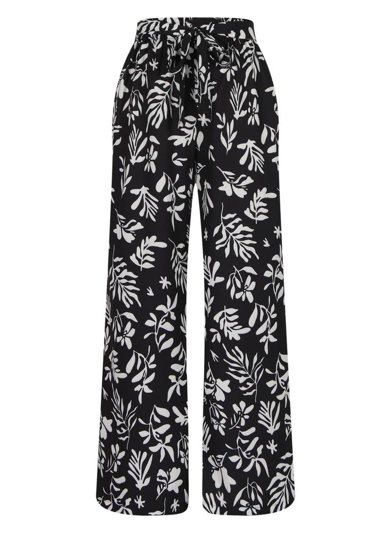 Ginger Plus Elasticised Waist Printed Pants - Image 2