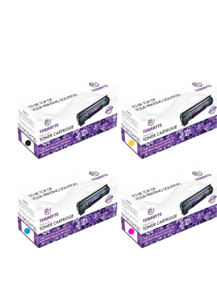 Terabyte متوافق مع 203X 203A CF540X CF541X CF542X CF543X CF540A خرطوشة حبر عالية الإنتاجية بديلة لطابعة LaserJet Pro M254dw M254nw، MFP M281fdw M281fdn، MFP M280nw - Image 2