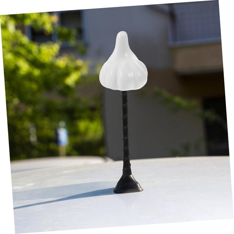 Garlic Car Antenna Topper Decoration for Vehicle Roof Scratch Prevention Easy Install - Image 5
