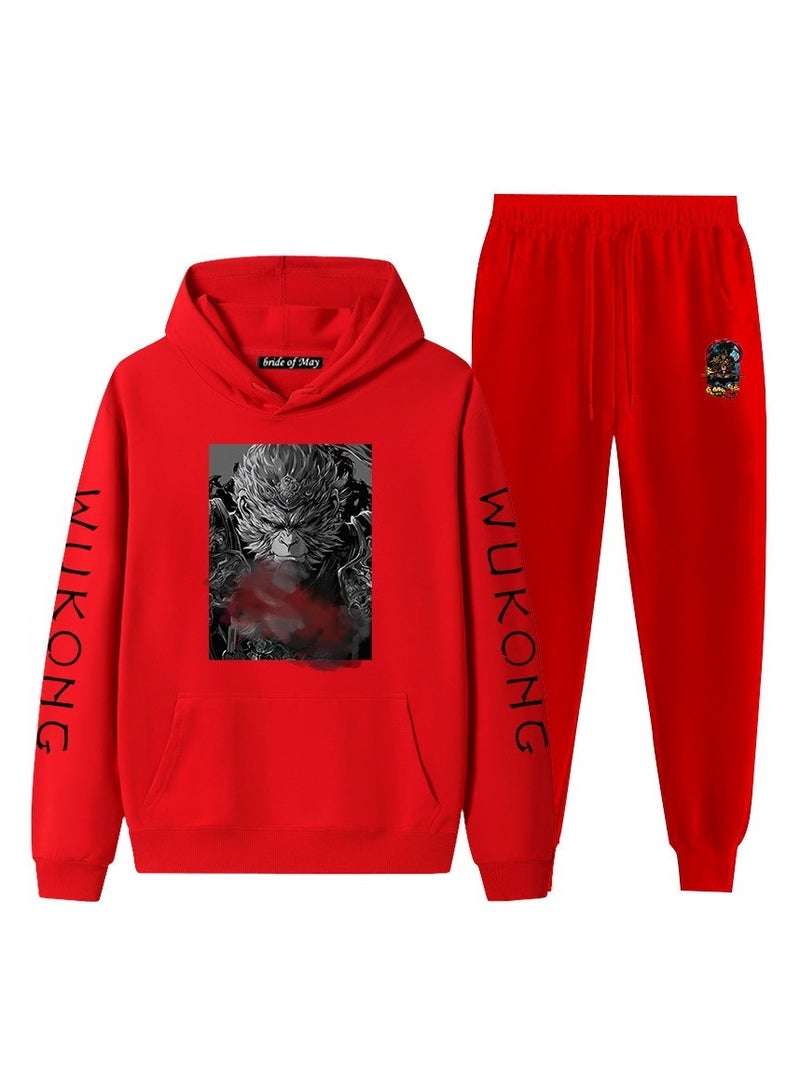 MQD Black Myth Wukong Hooded Sweatshirt Sports Suit