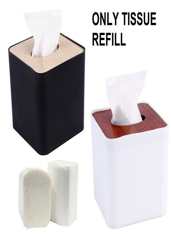KR STORE™ Pop-Up Table Top Soft Virgin Tissue Paper Refill for Tissue Box Holder | 2 Ply | 4x8 cm | 1250 Pulls | Pack of 10 (Pop Up Tissue Refill) - Image 5