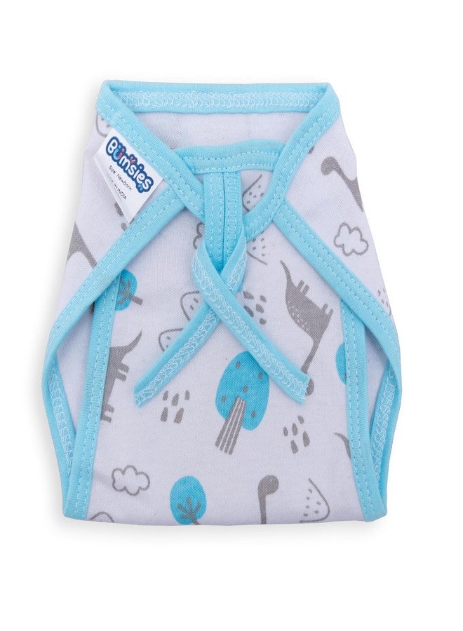Bumsies Tie up Nappy For Babies, Reusable, Washable Soft Muslin Cotton Nappy/Langot for New Born Baby | Gentle on Baby Skin, Pack of 12 | Helps in Potty Training | Small, White, Printed - Image 5