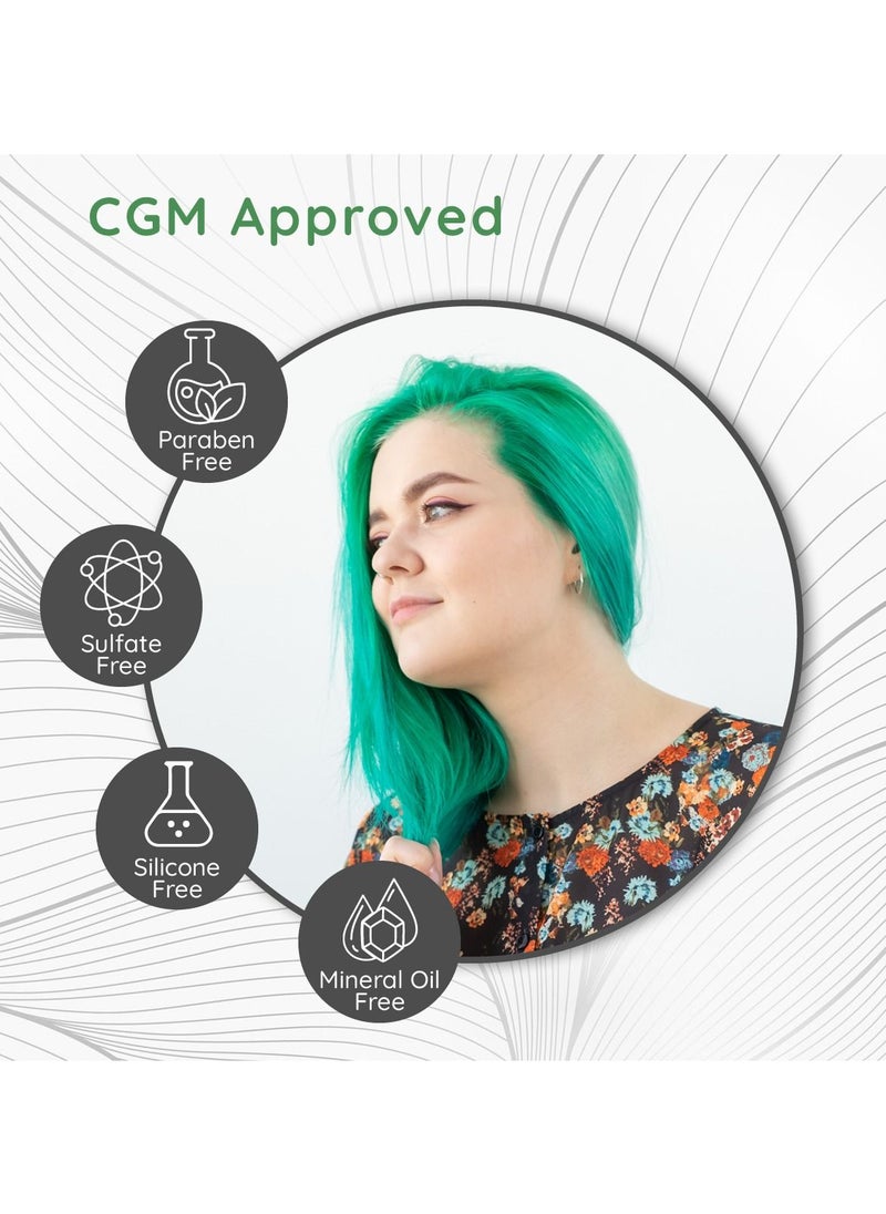 Keplex - Keplex Crazy hair color, 100ml, Emerald Green hair color, semi-permanent hair dye, Green hair dye, ammonia-free, long-lasting hair dye, rinse hair dye, temporary hair color, vibrant hair color - Image 1