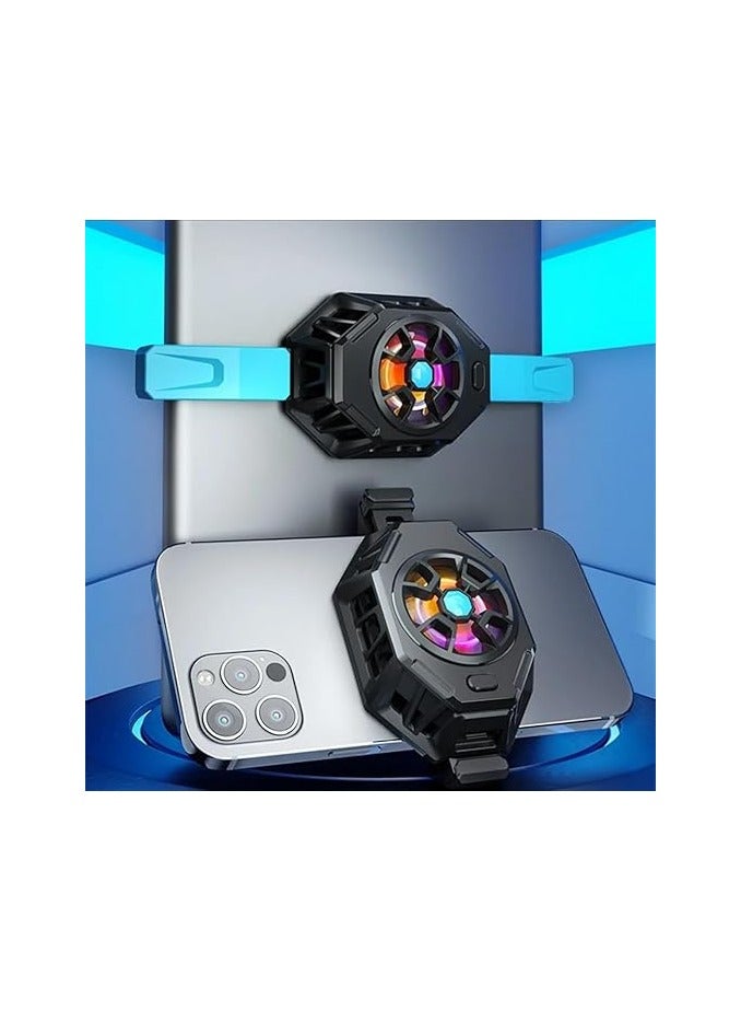 Professional Wired Semiconductor Shock Icing iPad Compatible Tablet Cooler Fan Gamer Gamer Radiator Shock Cooling Fan New Generation Six-Core Technology Phone Cooling Fan - Image 3