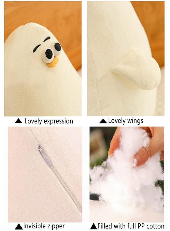 NatureMan Cute Seagull Fat Chicken Plush Toys, Funny Fat Chicken Plush Stuffed Animal Cartoon Chicken Pillow Creative Gift for Boys Girls Festival Gifts (10.23in) - Image 5
