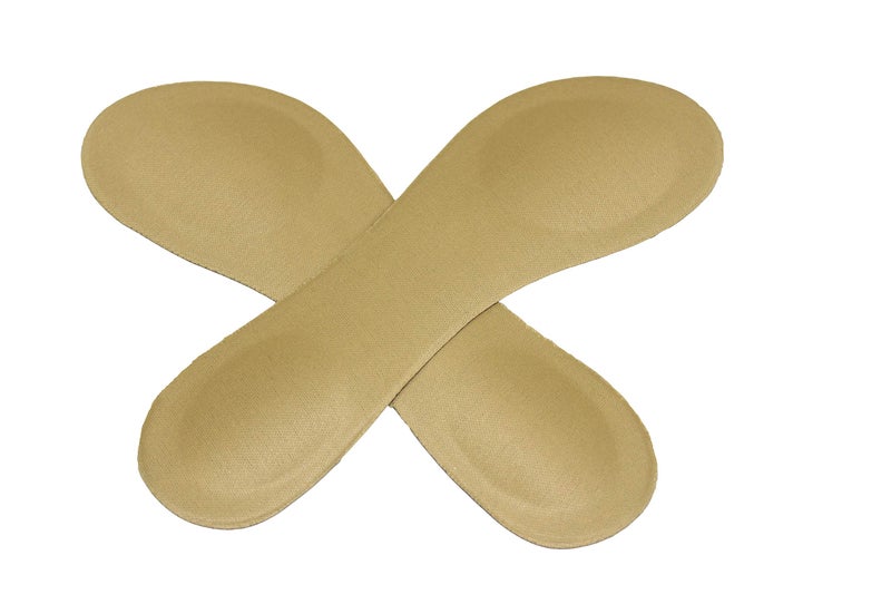 Happystep 3/4 Length Women Thin Shoe Insoles for High Heels  Pumps  Open Toes  Flats  and Sandals  Cushion for Heel and Ball of The Foot  Shock Absorption (US Women Size 5-7  4 Pairs) - Image 3