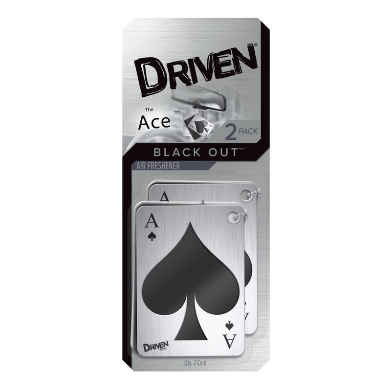RefreshYourCar Driven Novelty Air Freshener Black Out Scent 2 Pack - Image 3