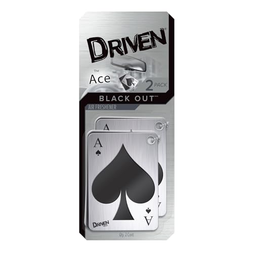 RefreshYourCar Driven Novelty Air Freshener Black Out Scent 2 Pack - Image 1