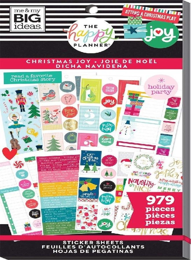 هابي ميموري كيبنغ مجموعة ملصقات TSCTBA Happy Planner القيّمة، بهجة عيد الميلاد، 979 - Image 2