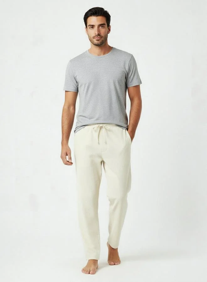 سبلاش فيڤ بيجامة رجالي مضلعة بجيوب