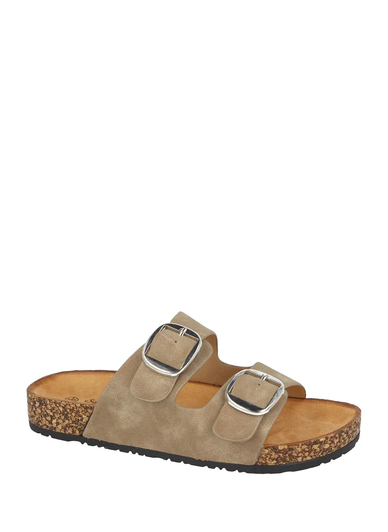 Ginger Classic Double Strap Sandal Slide