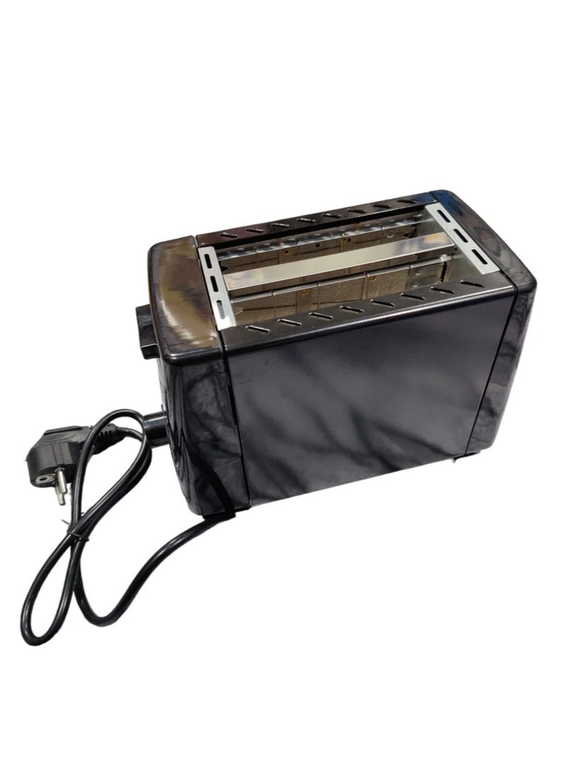 Generic Automatic 2 slices Bread Pop up Toaster Stainless steel Black  - Image 3