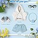 ARTST 17cm DollClothesOutfitSet6PCS Casual Style Designer Doll Clothing Accessories for 17cm Dolls BoysHoodyJeansSmall CameraGlassesCanvas ShoesNo Doll - Image 4