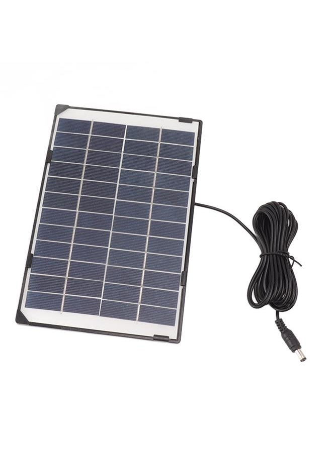 Thoraya 6W 12V Polycrystalline Silicon Solar Panel 6W 12V DC5521 Camera Solar Panel Outdoor Home Surveillance Lighting Charger  - Image 4