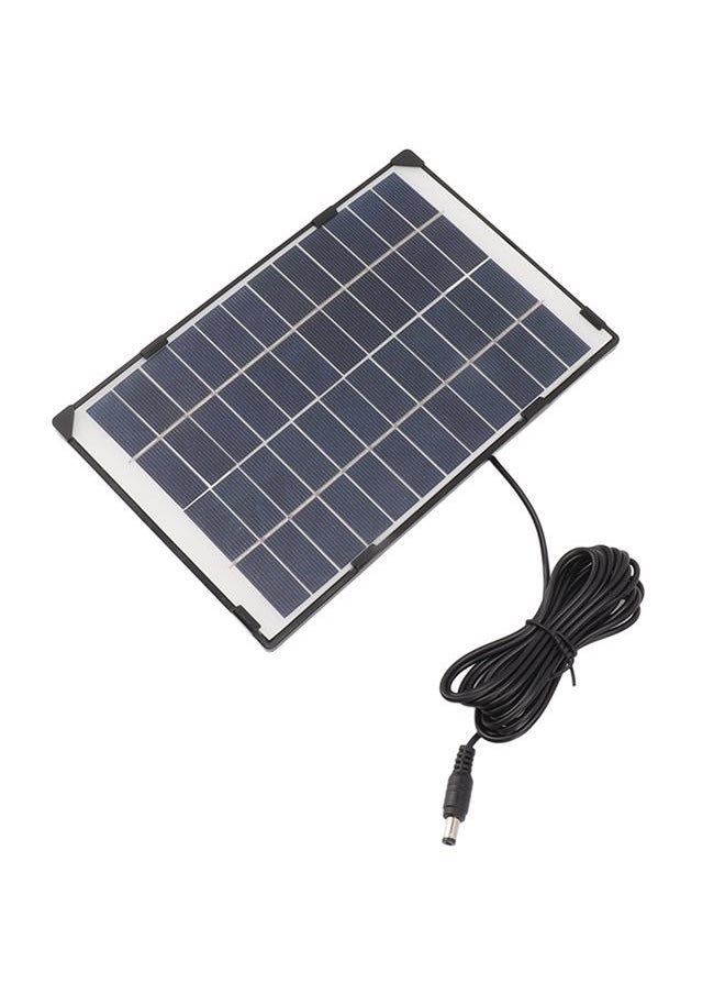 Thoraya 6W 12V Polycrystalline Silicon Solar Panel 6W 12V DC5521 Camera Solar Panel Outdoor Home Surveillance Lighting Charger  - Image 3