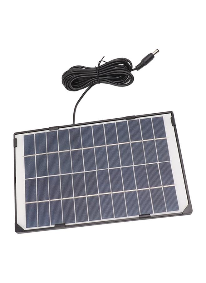 Thoraya 6W 12V Polycrystalline Silicon Solar Panel 6W 12V DC5521 Camera Solar Panel Outdoor Home Surveillance Lighting Charger  - Image 2