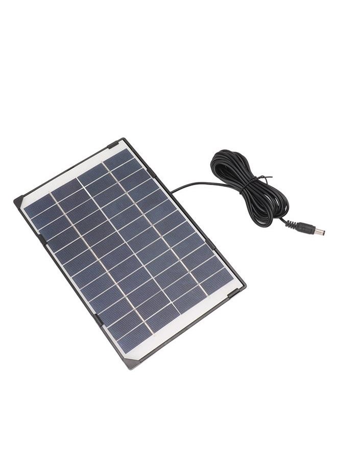 Thoraya 6W 12V Polycrystalline Silicon Solar Panel 6W 12V DC5521 Camera Solar Panel Outdoor Home Surveillance Lighting Charger  - Image 5