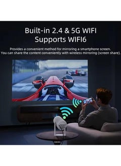 AUN A004 Mini Portable Projector Android 11 Home Theater Cinema Video  - Image 4