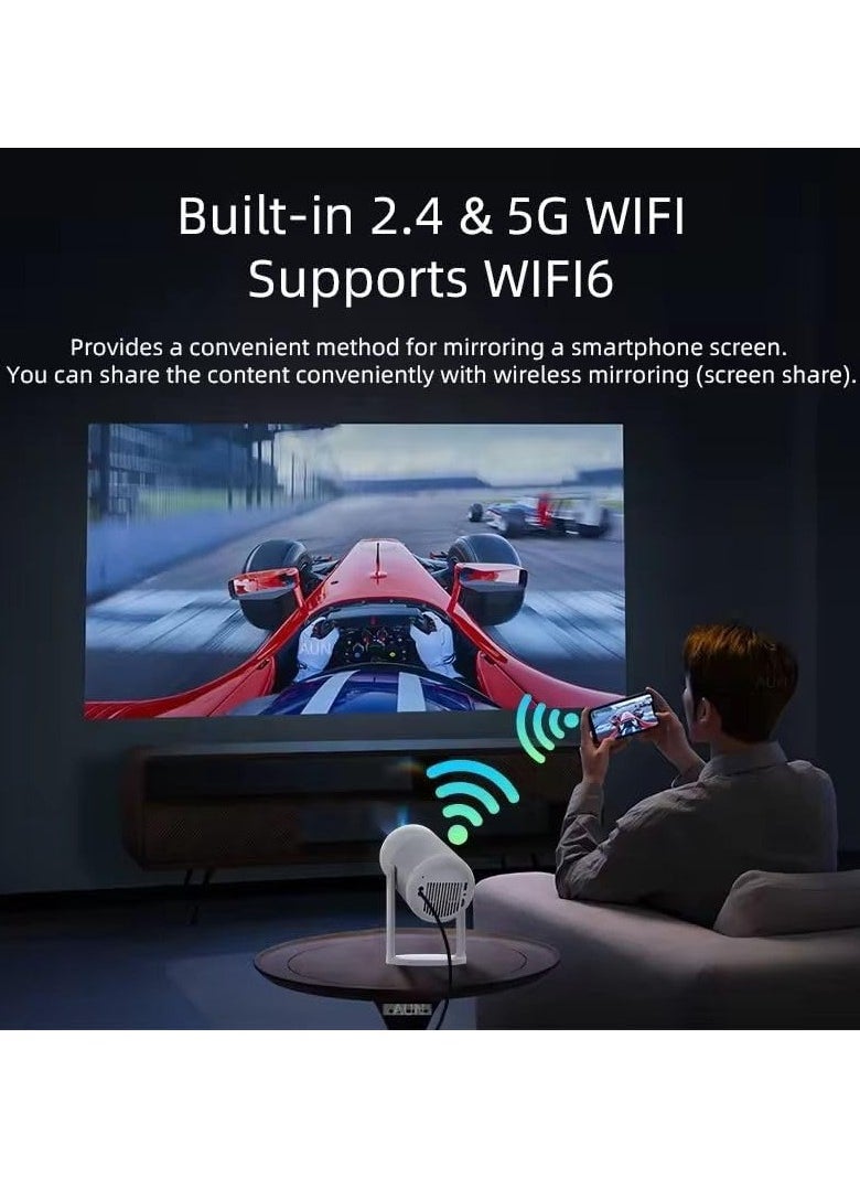 AUN - A004 Mini Portable Projector Android 11 Home Theater Cinema Video - Image 1
