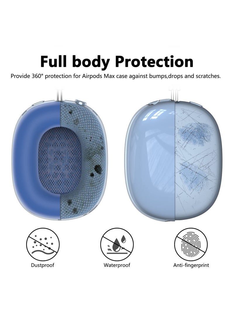 Anmi - Silicone Headphone Case ,Pertain For AirPods Max Headphones, Anti Scratch，Sweat Proof,3 in 1 Ear Pad Covers/Ear Cups Cover/Headband Cover - Image 1