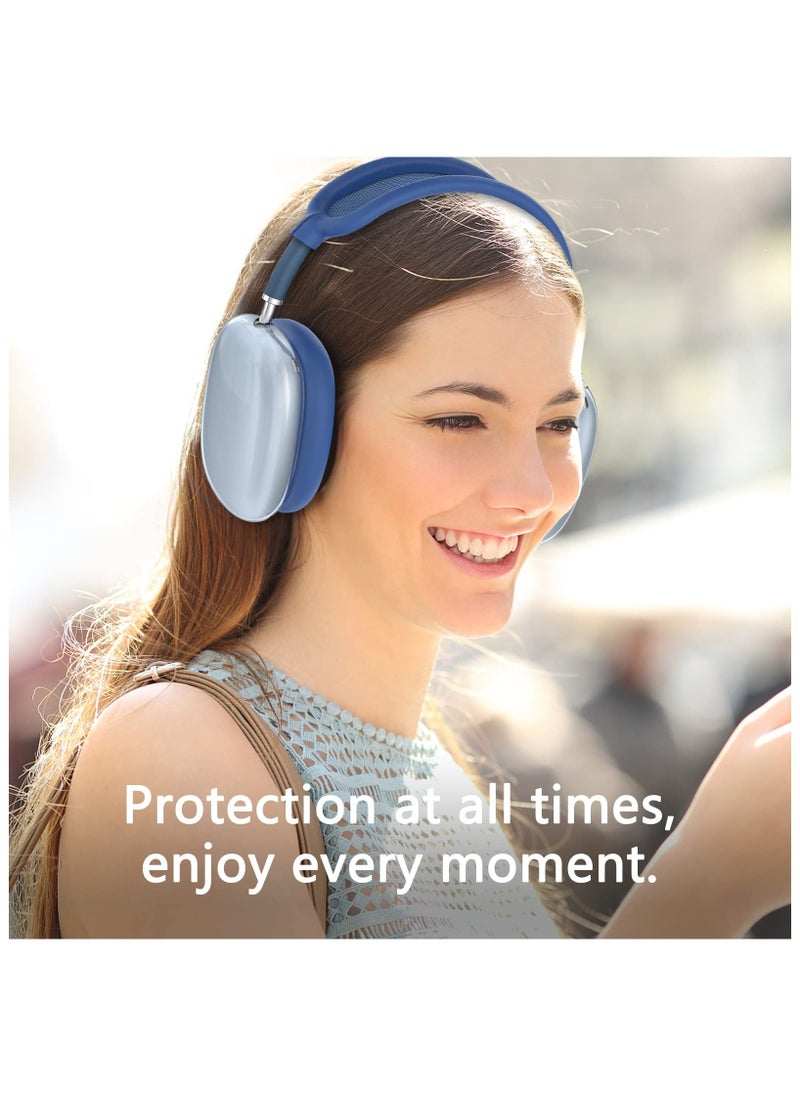 Anmi - Silicone Headphone Case ,Pertain For AirPods Max Headphones, Anti Scratch，Sweat Proof,3 in 1 Ear Pad Covers/Ear Cups Cover/Headband Cover - Image 1