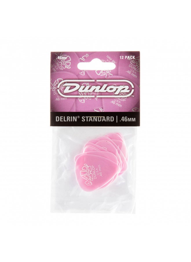 JIM DUNLOP JIM DUNLOP Delrin®, Light Pink, .46mm, 12/Player's Pack  - Image 4
