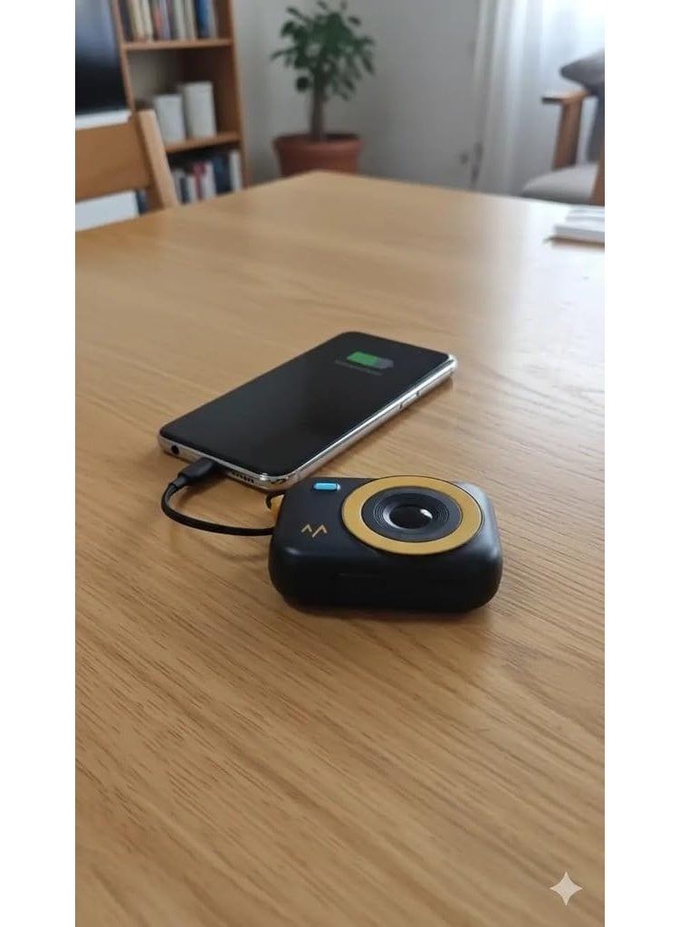 7MD Dual Magnetic Wireless Charging Combo, 22.5W Super Fast Portable Power Bank Energy Units with LED Display, USB-C and Lightning Connectors, Compact Recharge Dock, Smart Safe Charging Accessory Set - Image 3