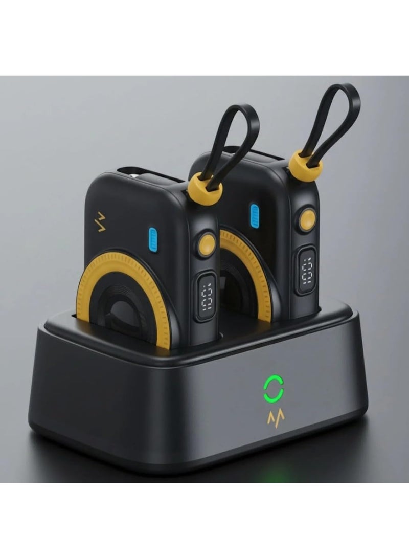 7MD Dual Magnetic Wireless Charging Combo, 22.5W Super Fast Portable Power Bank Energy Units with LED Display, USB-C and Lightning Connectors, Compact Recharge Dock, Smart Safe Charging Accessory Set - Image 5
