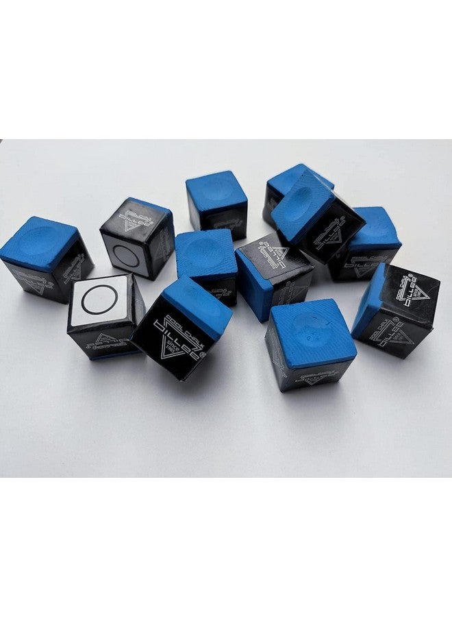JBB Billiards Snooker & Pool Chalk for Cue Sticks, 12 pcs, Blue - Image 5
