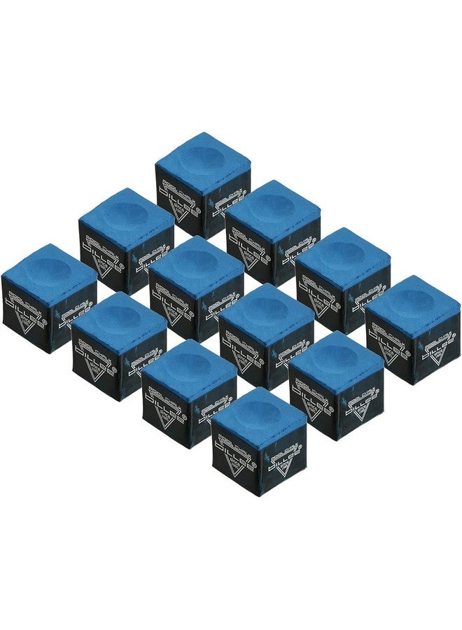 JBB Billiards Snooker & Pool Chalk for Cue Sticks, 12 pcs, Blue - Image 4