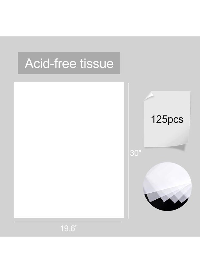 Rainmae DD220 125 Sheets 20" x 30" Acid-Free Archival Tissue Paper, White, for Long-Term Packaging and Gift Wrapping - Image 2