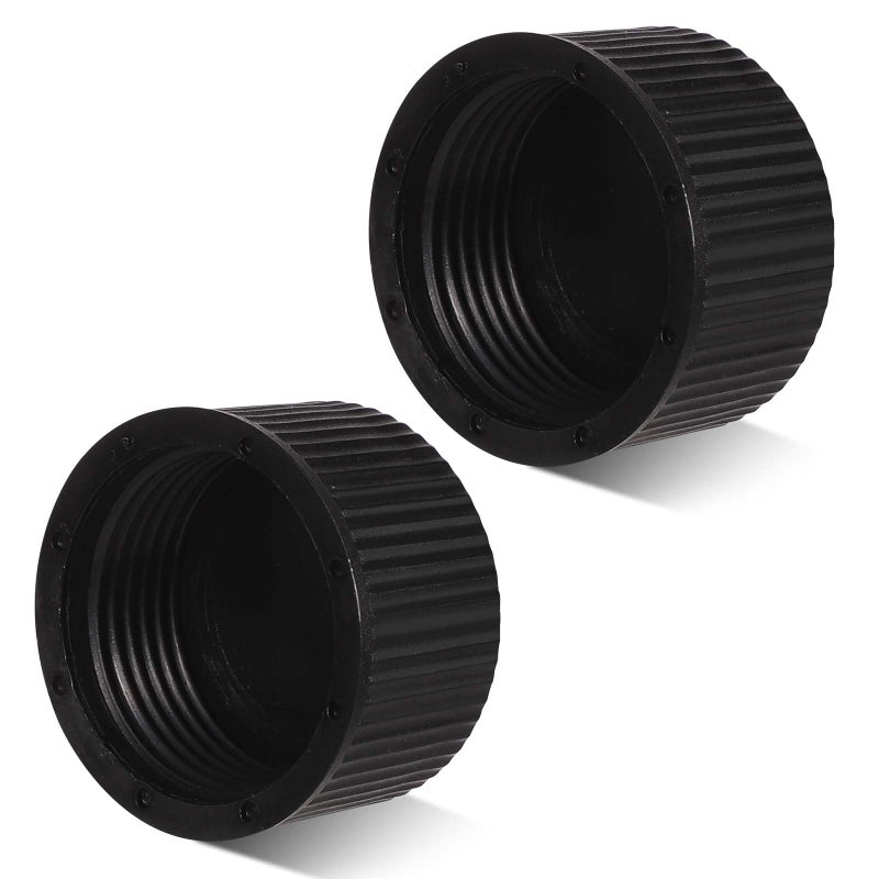 lasuroa lasuroa 2pcs Sand Filter Drain Cap with 2pcs Sealing Gasket, Plastic Pool Filter Drain Cap Pool Sand Filter Parts Sand  - Image 1