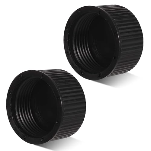 lasuroa lasuroa 2pcs Sand Filter Drain Cap with 2pcs Sealing Gasket, Plastic Pool Filter Drain Cap Pool Sand Filter Parts Sand  - Image 2
