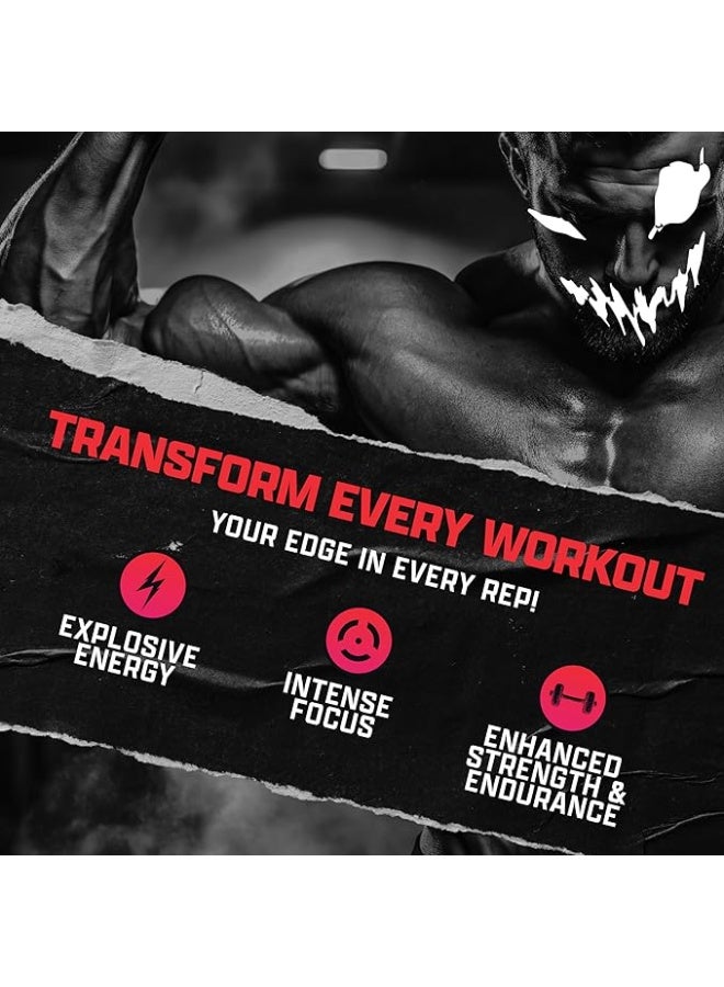 نورتكس ريسيرش مسحوق ألترا هاي ستيم قبل التمرين للرجال بنكهة الفاكهة | 400 ملغ كافيين، إل-سترتولين، بيتا-ألانين، كرياتين | طاقة وتركيز وقوة وقدرة تحمل قصوى | 30 حصة - Image 3