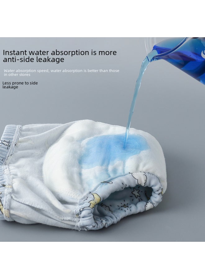 Baby Training Pants Washable 6-layer Gauze Diaper Bag Learning Pants Baby Cloth Diaper Pants Breathable Diaper Pants Spring And Summer - Image 2