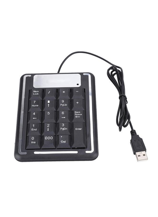 Thoraya Sunrose K39B Wired 19 Keys Mini Numpad Numeric Keypad Keyboard for Financial Accounting  - Image 1