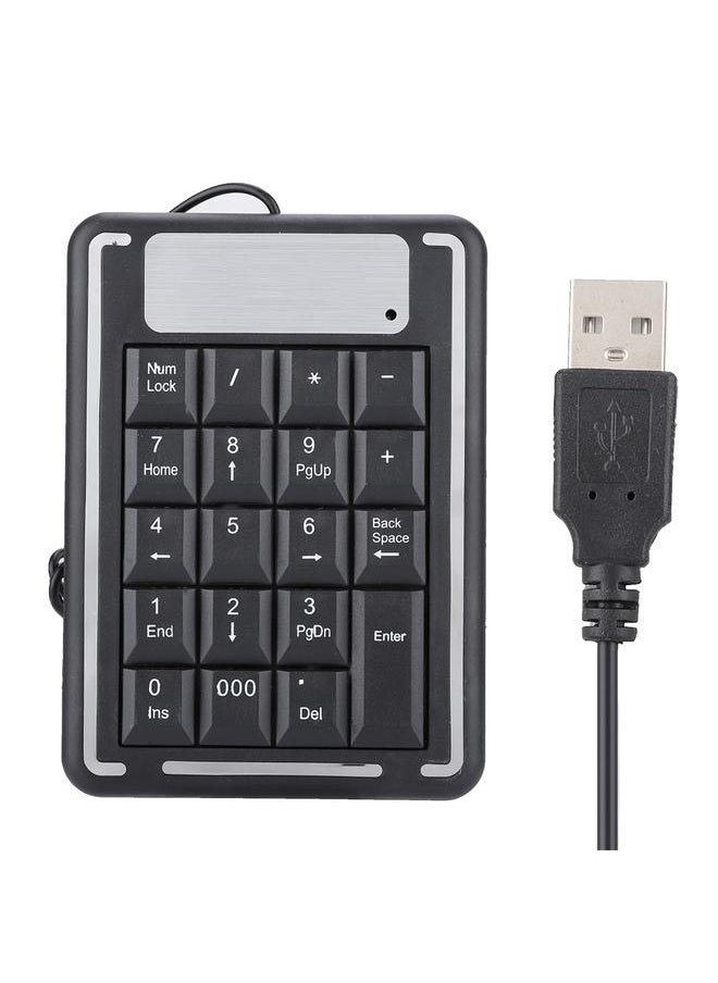 Thoraya Sunrose K39B Wired 19 Keys Mini Numpad Numeric Keypad Keyboard for Financial Accounting  - Image 2