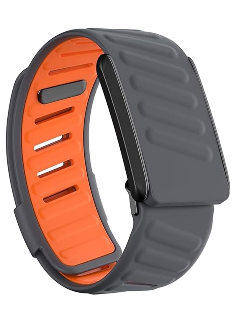 Silicone Wristband Compatible with Whoop 4.0 Band, Comfort Durable Soft Adjustable Silicone Sports Loop Strap for Men & Women, with U Shapped Connector - Image 1
