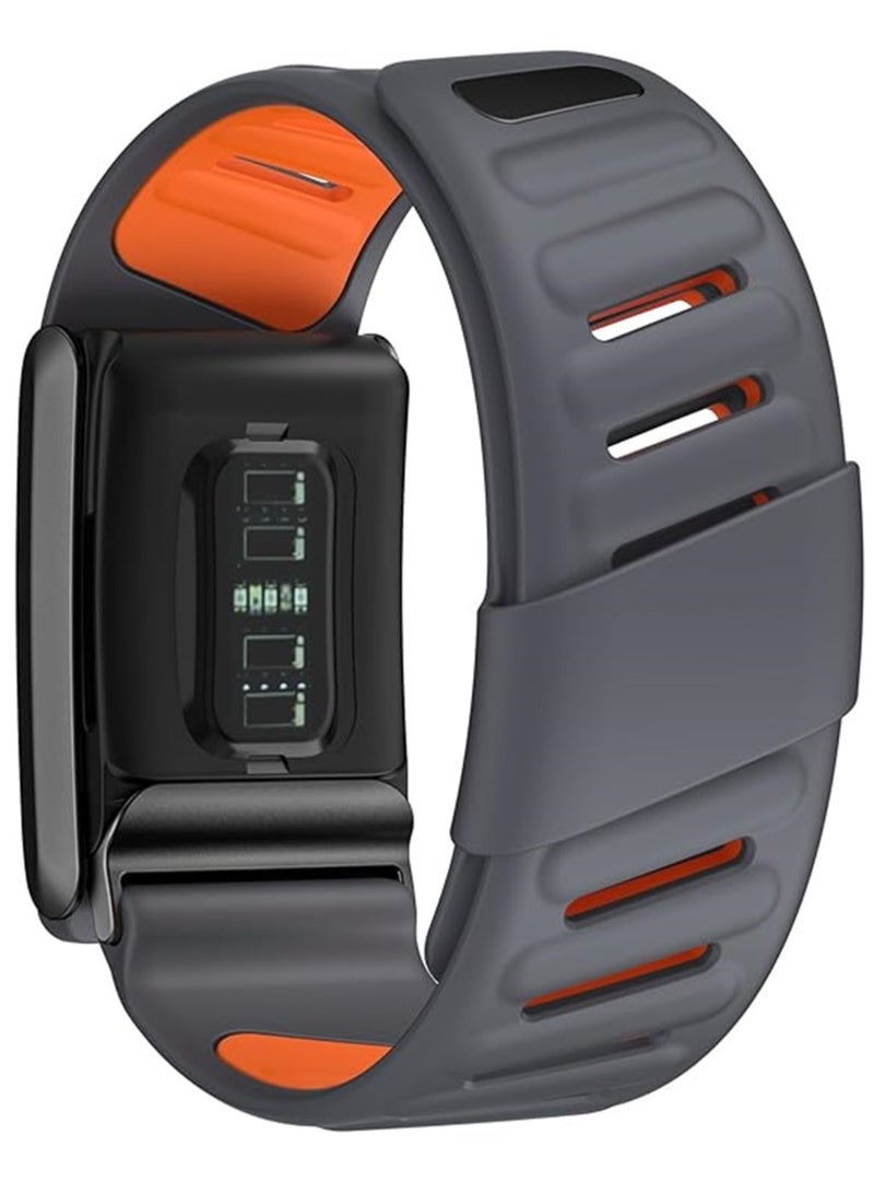 Silicone Wristband Compatible with Whoop 4.0 Band, Comfort Durable Soft Adjustable Silicone Sports Loop Strap for Men & Women, with U Shapped Connector - Image 3