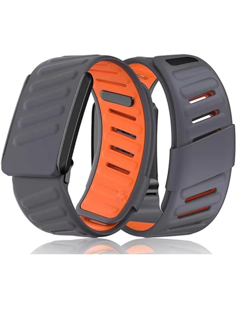 Silicone Wristband Compatible with Whoop 4.0 Band, Comfort Durable Soft Adjustable Silicone Sports Loop Strap for Men & Women, with U Shapped Connector - Image 4