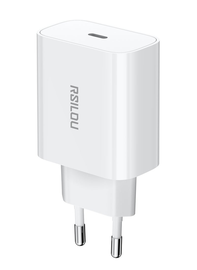 rsilou - R4252 30W USB-C Super Fast Charger, Power and Efficiency Redefined, GaN, PPS Support, Supports apple and all smartphones, tablets, Bluetooth headphones, and more, MultiProtect Protection - Image 1