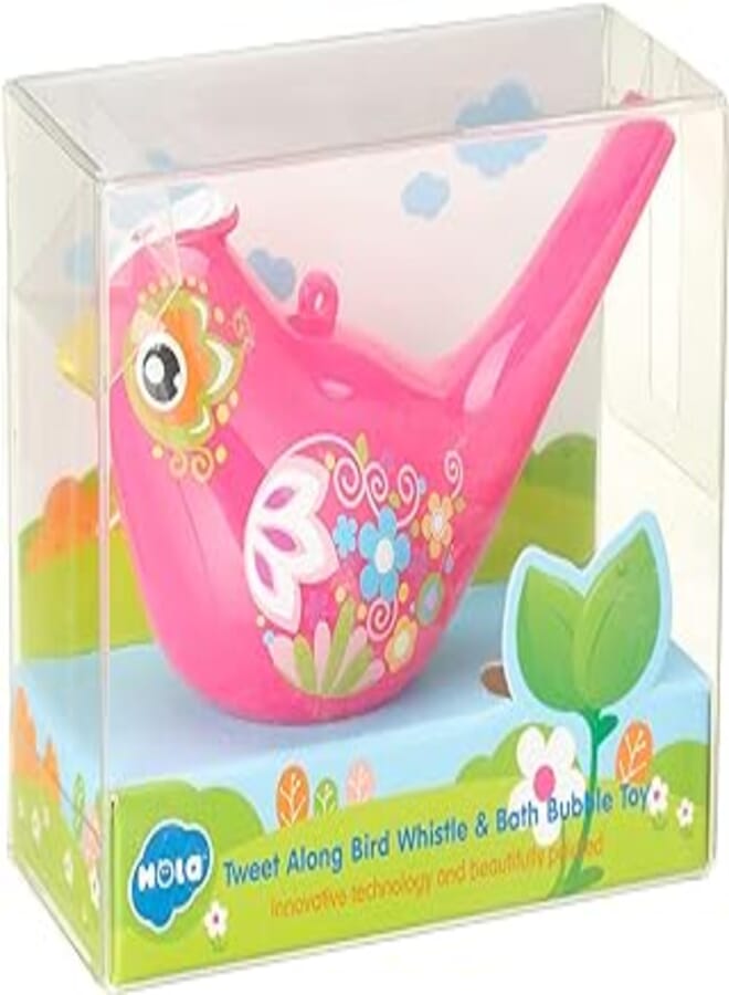 Hola 3103 Bird Whistle & Bath Bubble Toy - Multi Color