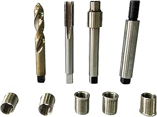 BZBMGMO BZBMGMO M10 X 1.0X12.7 Spark Plug Repair Short Tooling KIT, Metric Thread Repair Kit,Especially Suitable for Repairing  - Image 1