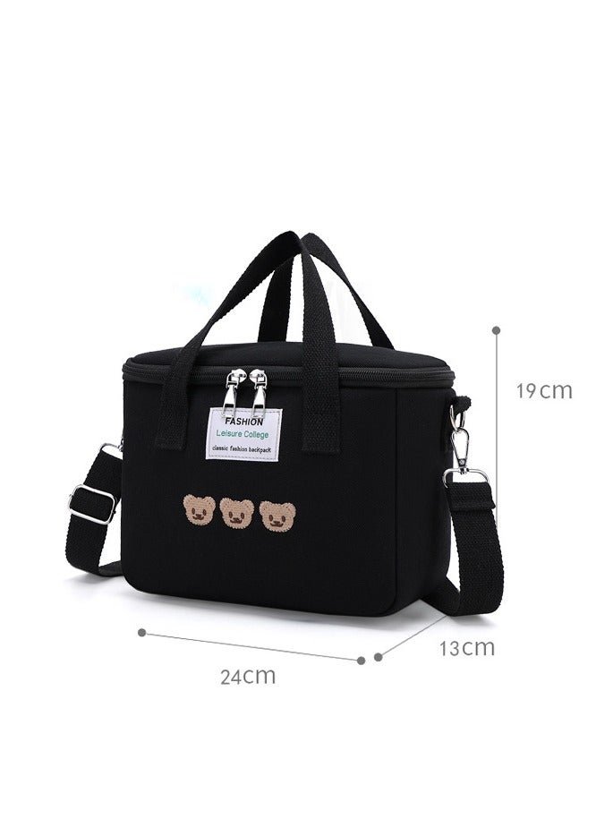 Baby Diaper Bag Backpack: Portable Insulated Embroidered Crossbody Bag with Large Capacity, Multi-Purpose Mother and Baby Bag  - Image 4