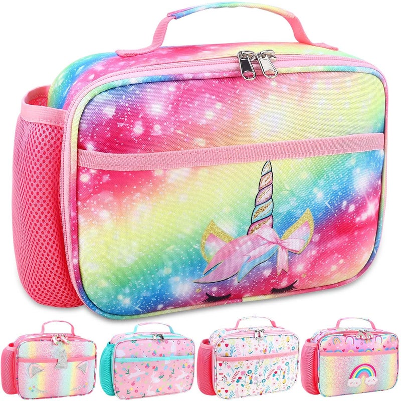 RHCPFOVR Kids Lunch Bag Insulated Lunch Box for Boys GirlsWashable Lunch Bag and Reusable Toddler Leakproof Lunchbox for School and Daycare