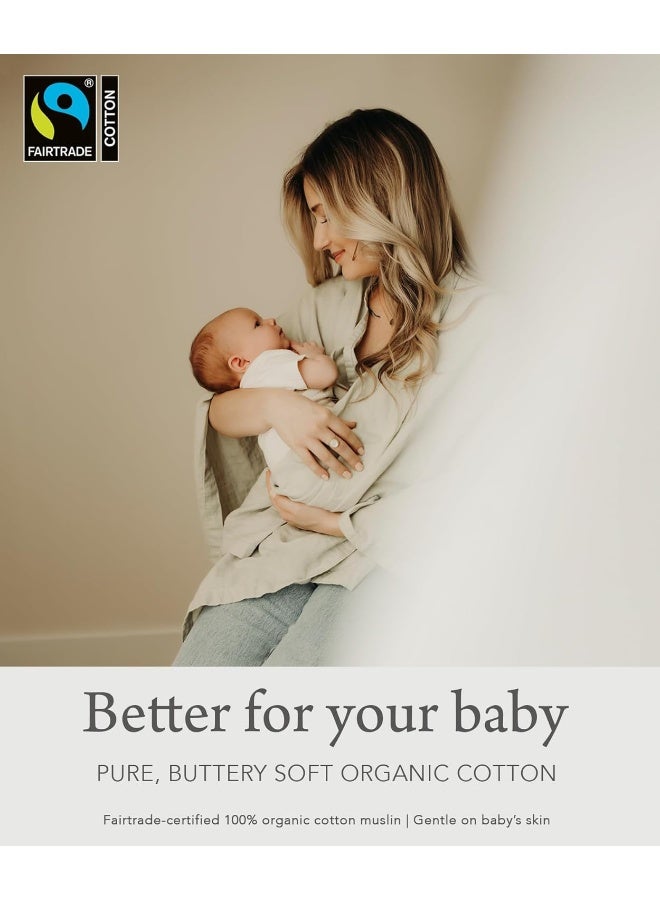 Kishu Baby Indi GOTS Organic Muslin Nursing Cover Up for Breastfeeding - Image 5