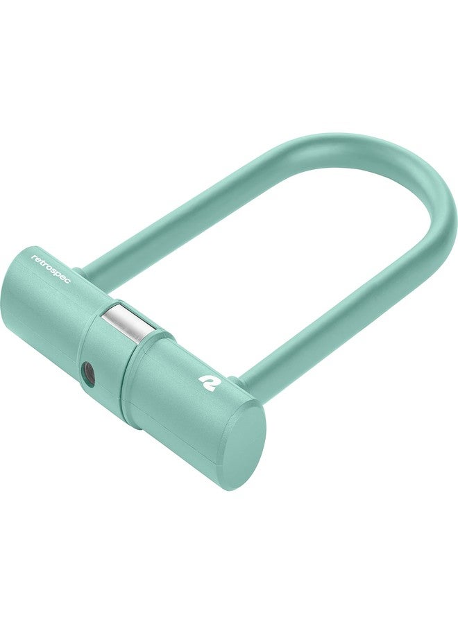 Retrospec Lookout U-Lock Bike Lock with 2 Rust Resistant Stainless Steel Keys, Bracket, Heavy Duty Anti-Theft Bicycle Lock 14mm Shackle, Pick Resistant & Secure Anti-Rotation Design - Image 2