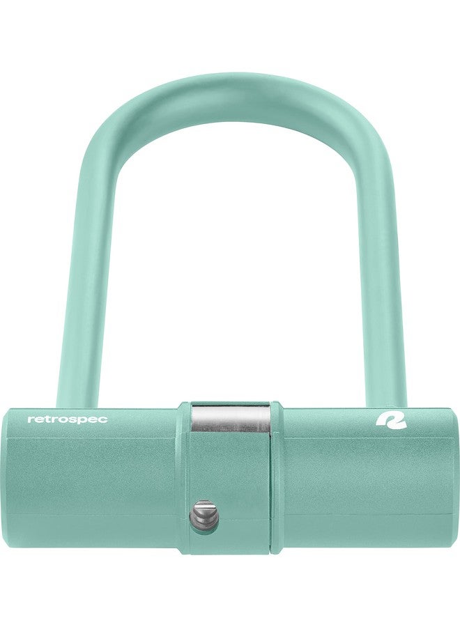 Retrospec Lookout U-Lock Bike Lock with 2 Rust Resistant Stainless Steel Keys, Bracket, Heavy Duty Anti-Theft Bicycle Lock 14mm Shackle, Pick Resistant & Secure Anti-Rotation Design - Image 4