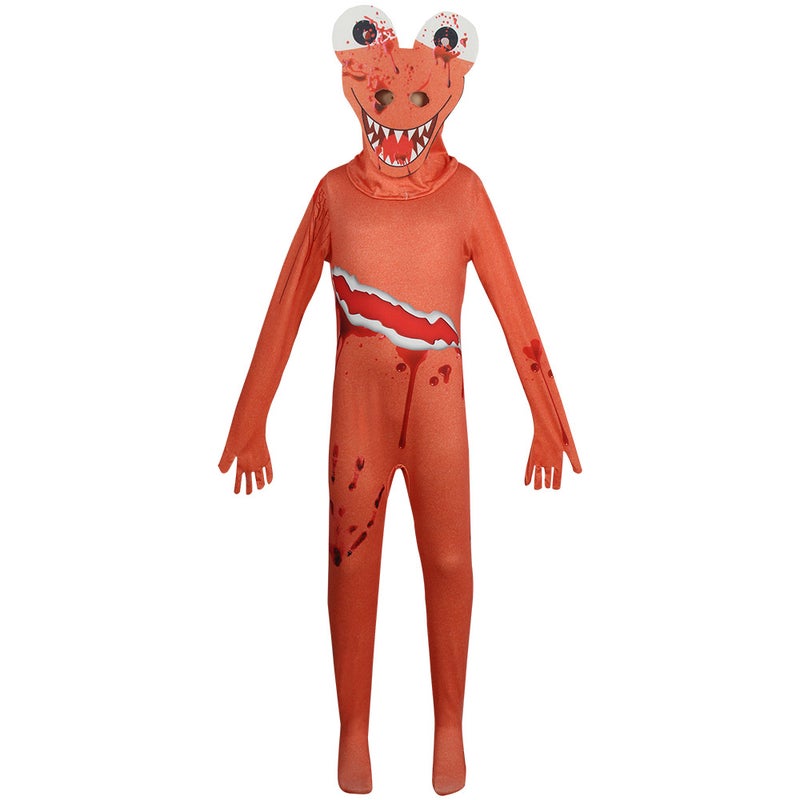 Halloween Rainbow Friends Cosplay Clothes Blue Little Monster Costume Jumpsuit Rainbow Friends Cosplay Outfit - Image 4
